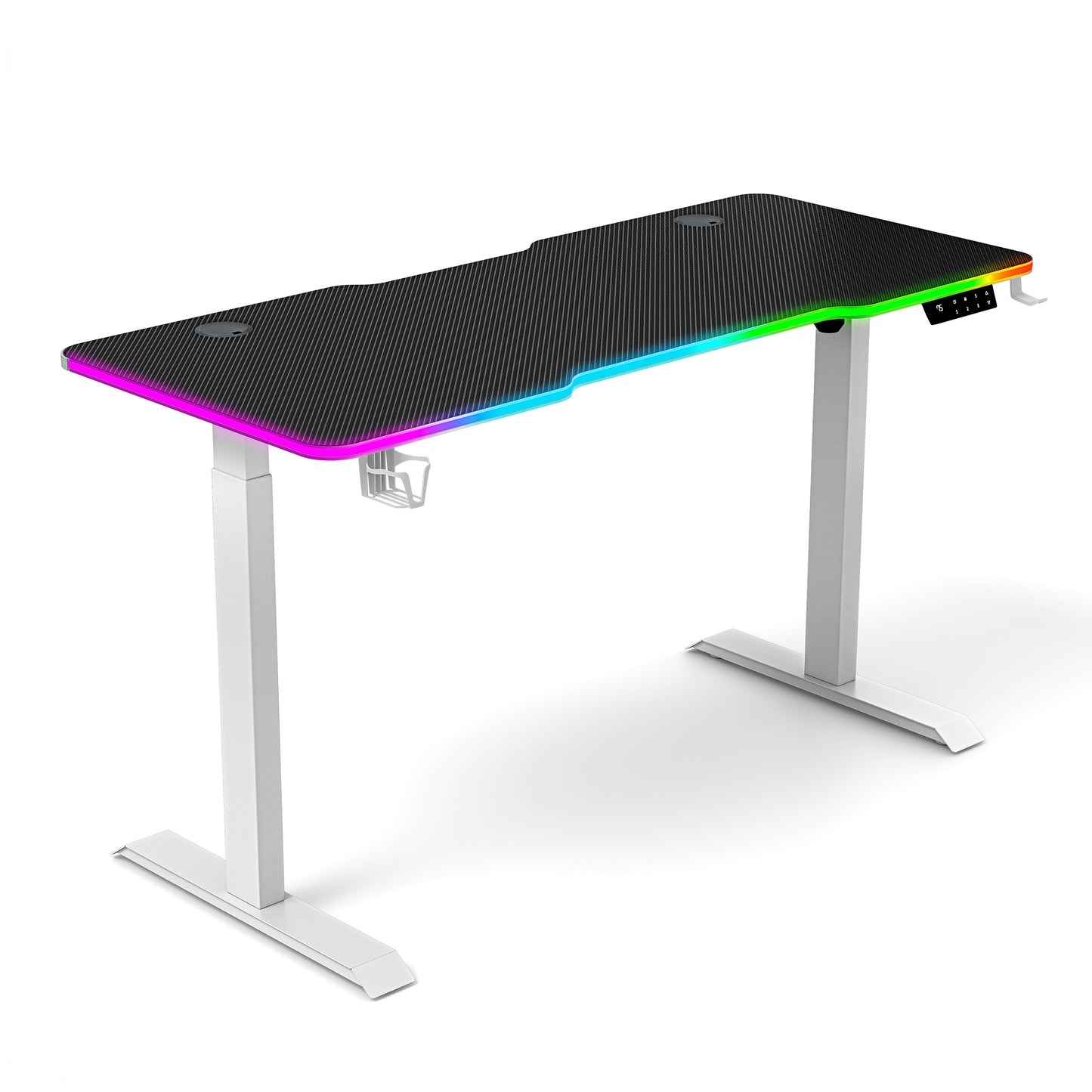 G-Flex RGB Aydınlatmalı Elektrikli Yükseklik Ayarlı Oyuncu Masası