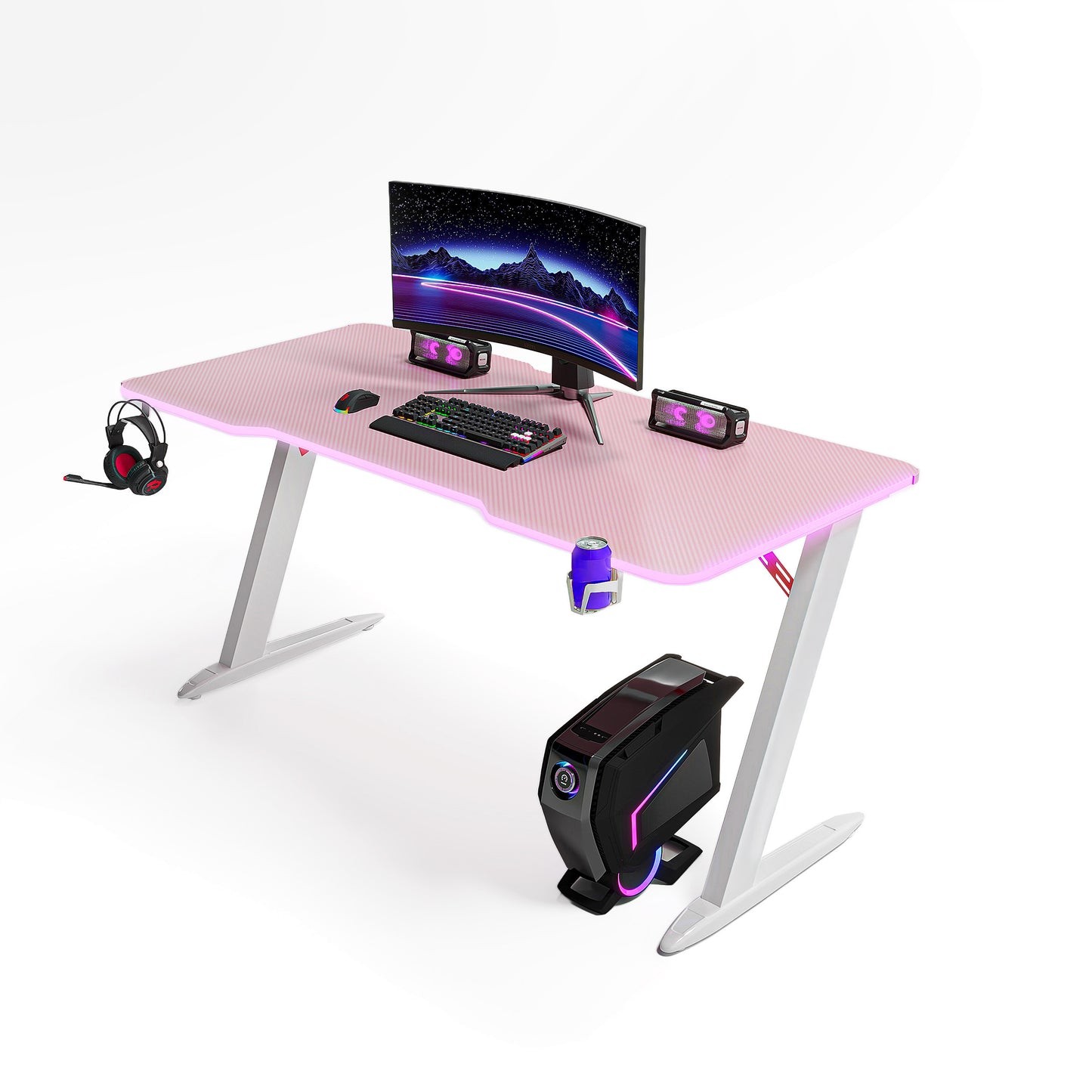 Thunder RGB Illuminated Gaming Desk