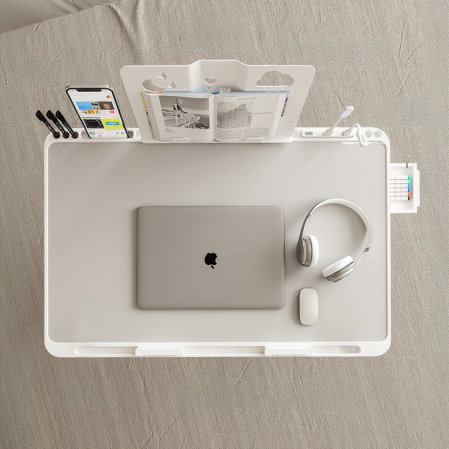 Move N3 Yükseklik Ayarlı LED Aydınlatmalı Laptop Sehpası