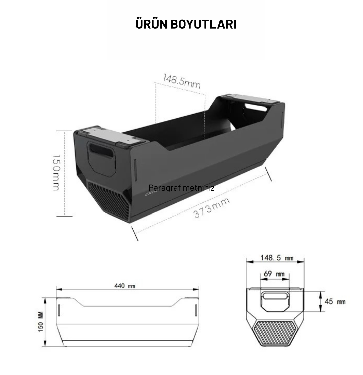 Deskmate X10 Kablo Düzenleyici