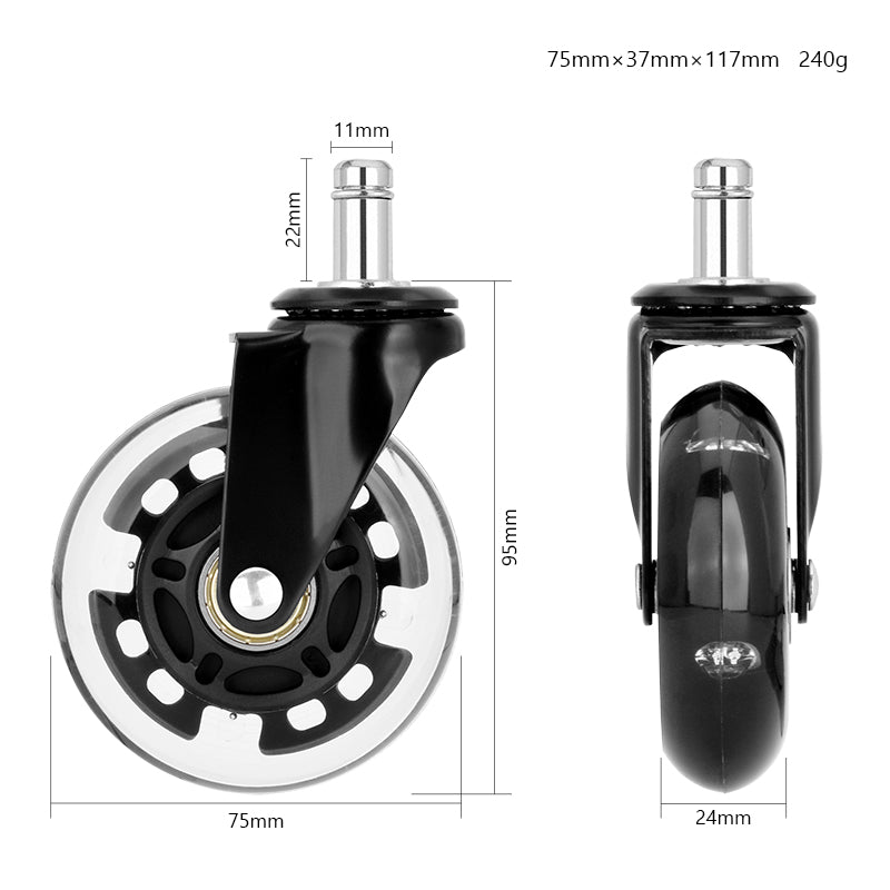 S-Wheels Motion Silikon Teker 75mm