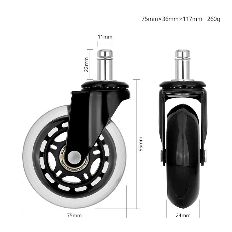 S-Wheels Motion Silikon Teker 75mm
