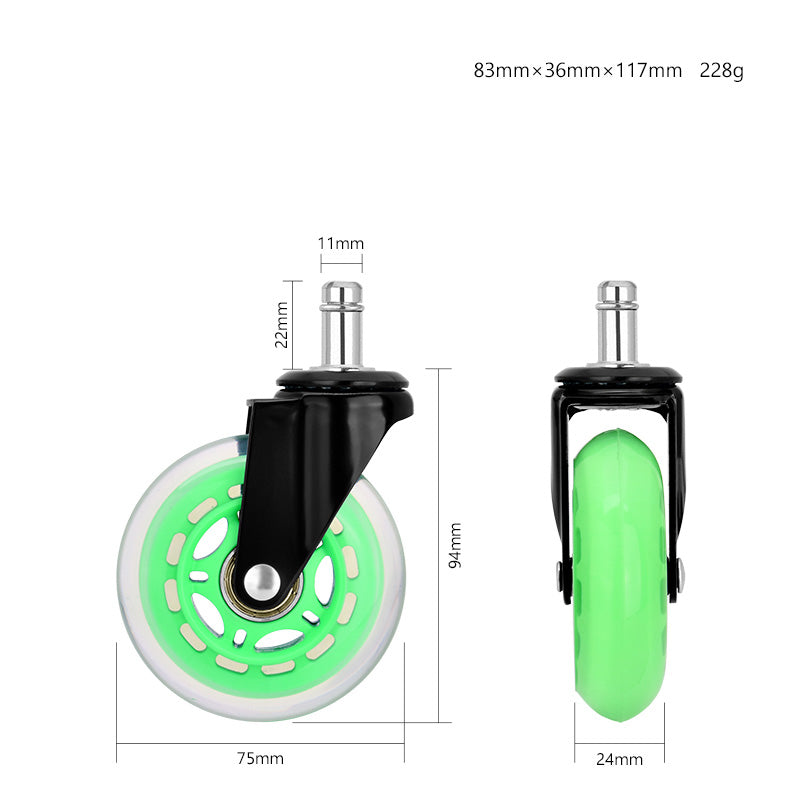 S-Wheels Motion Silikon Teker 75mm