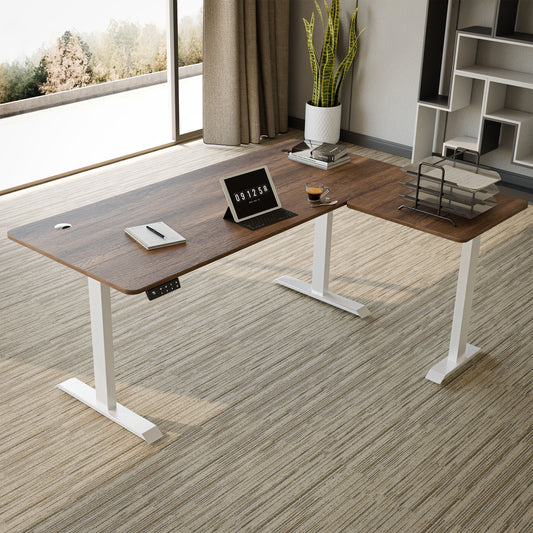 O-Flex Corner Üç Motorlu Elektrikli Yükseklik Ayarlı Masa