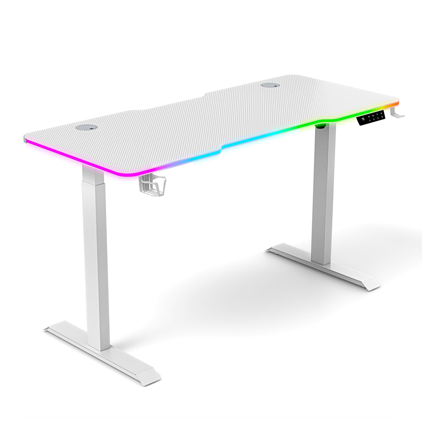 G-Flex RGB Aydınlatmalı Elektrikli Yükseklik Ayarlı Oyuncu Masası