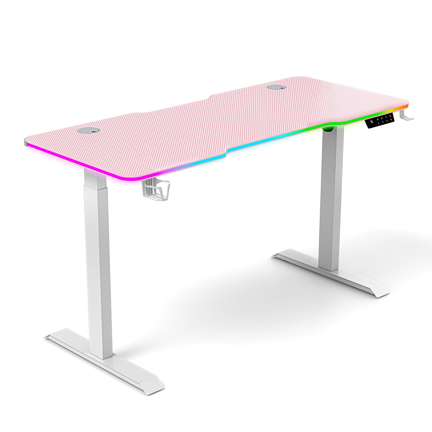 G-Flex RGB Aydınlatmalı Elektrikli Yükseklik Ayarlı Oyuncu Masası