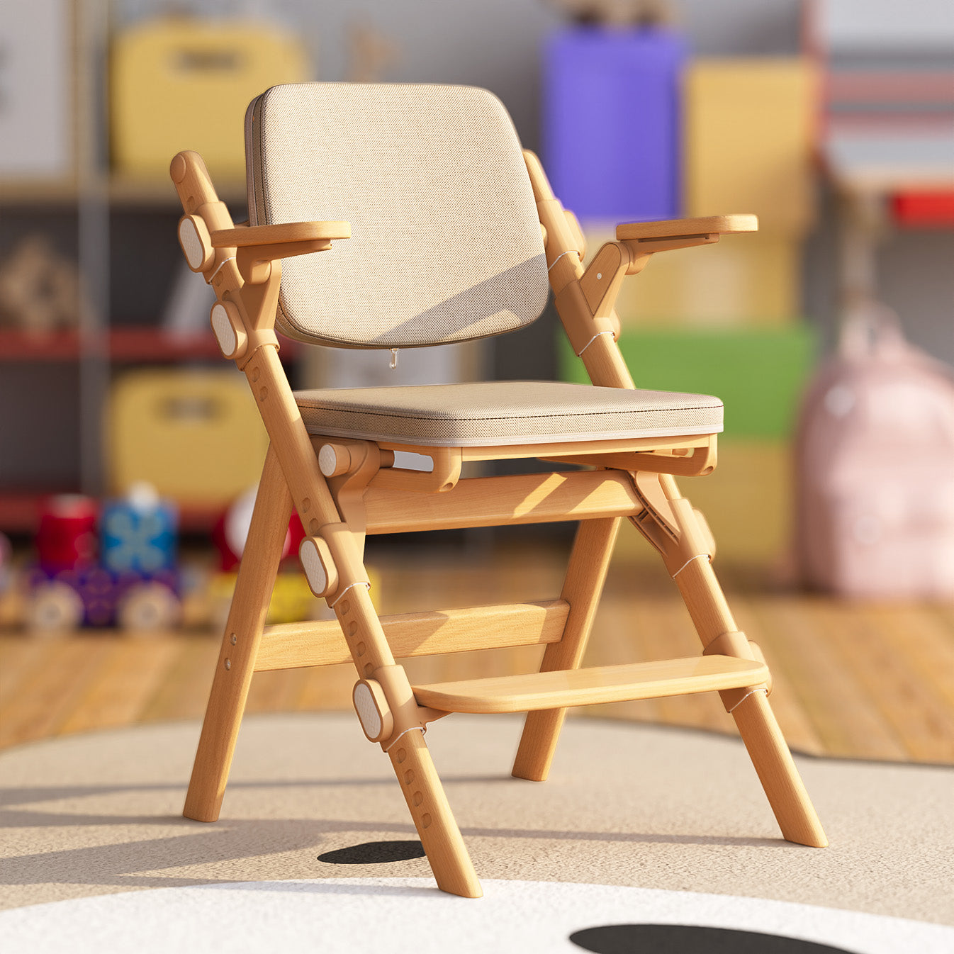 Cadiz Ahşap Çocuk Sandalyesi