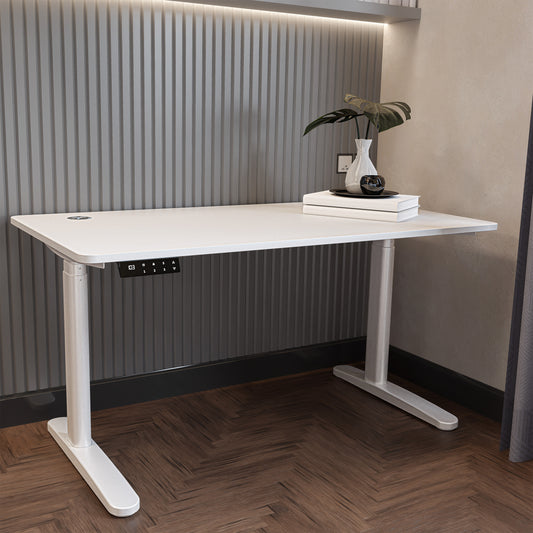 O-Flex Duo Oval Ayak Çift Motorlu Elektrikli Yükseklik Ayarlı Masa