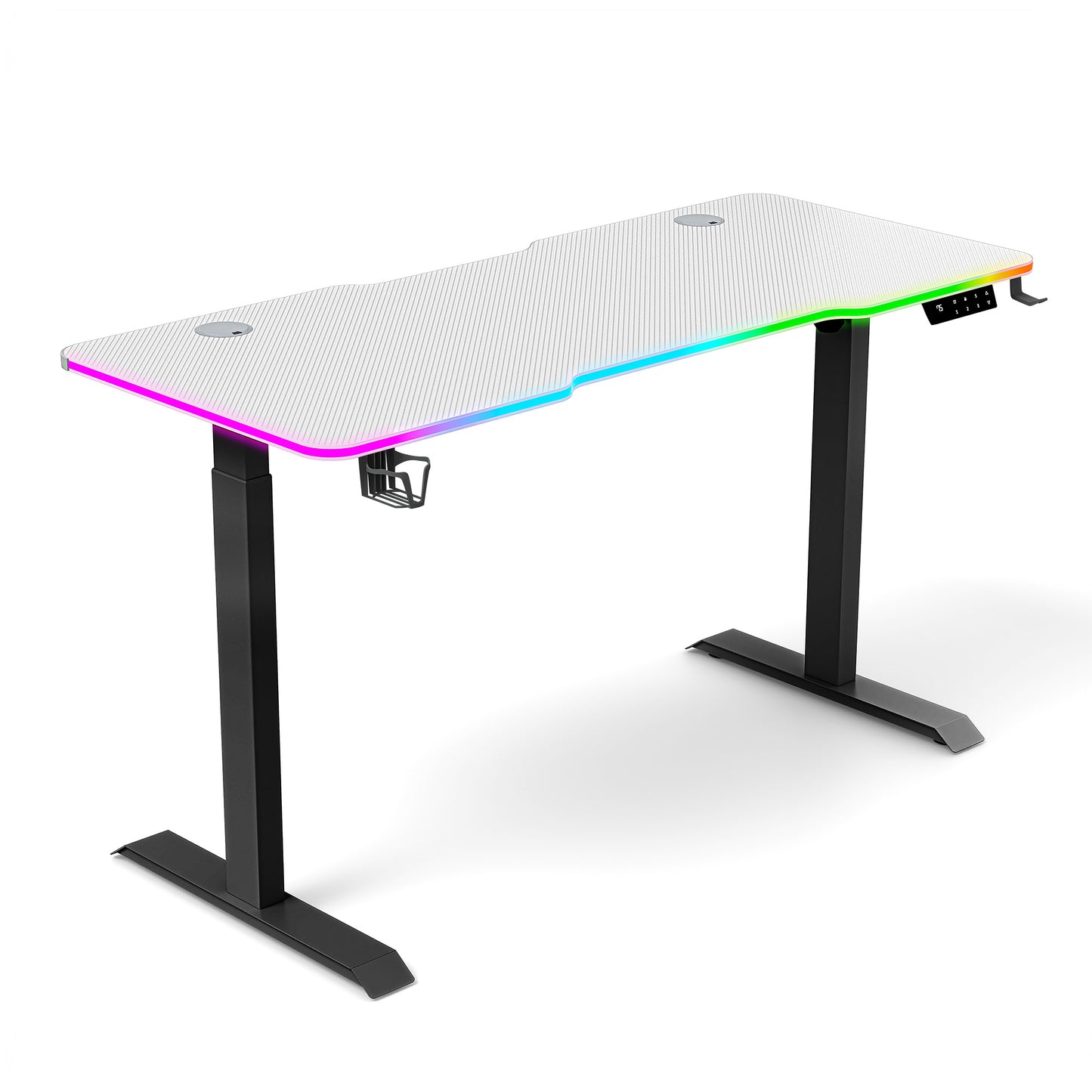 G-Flex RGB Aydınlatmalı Elektrikli Yükseklik Ayarlı Oyuncu Masası