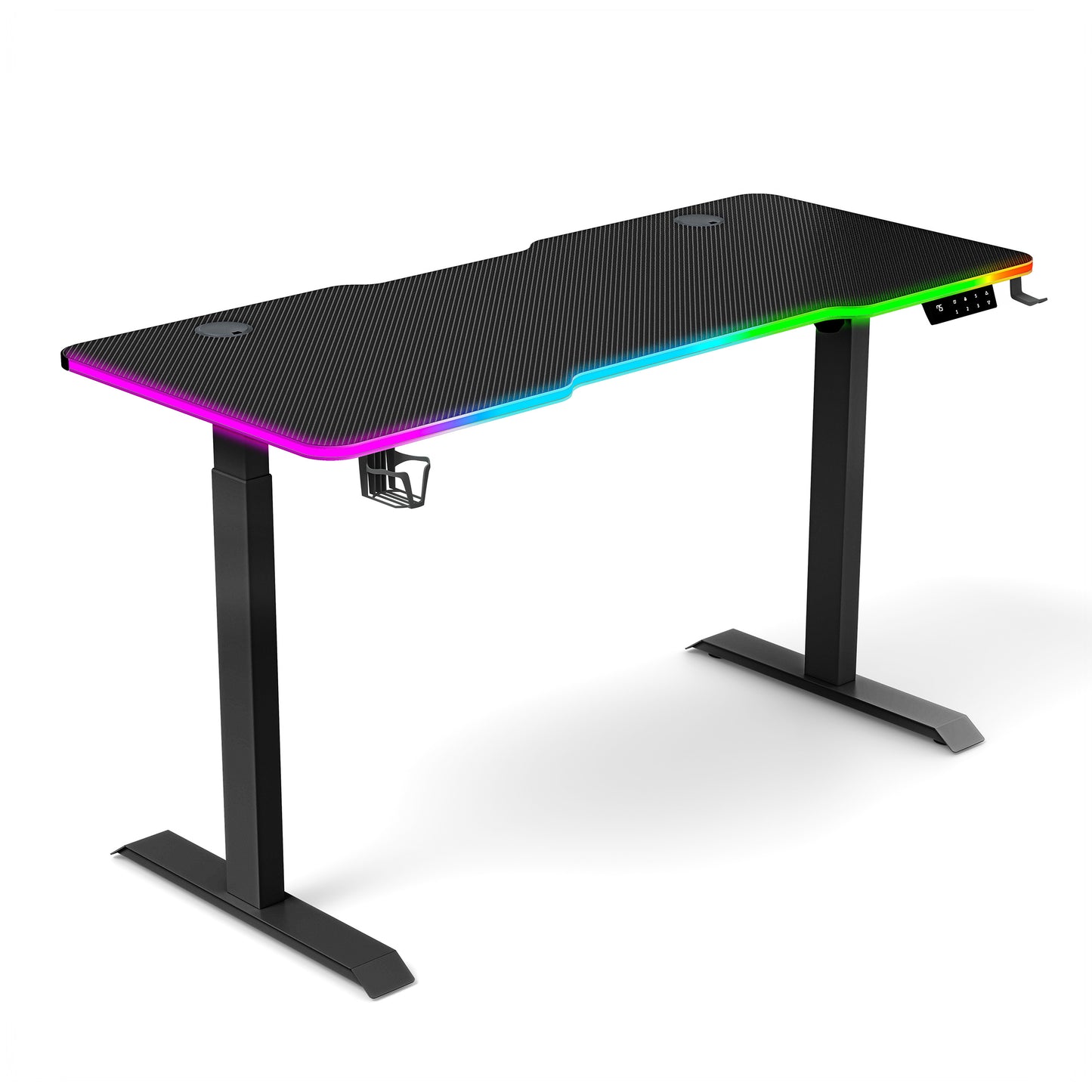G-Flex RGB Aydınlatmalı Elektrikli Yükseklik Ayarlı Oyuncu Masası