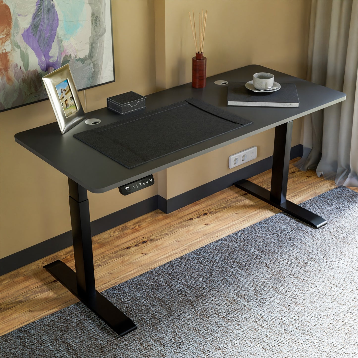 O-Flex Single Motor Electric Height Adjustable Table