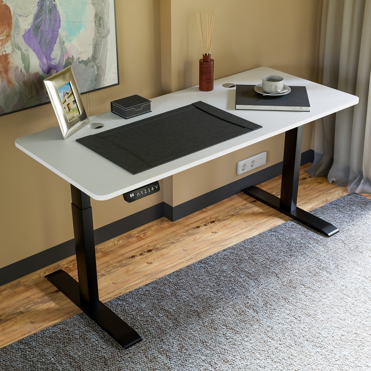 O-Flex Single Motor Electric Height Adjustable Table