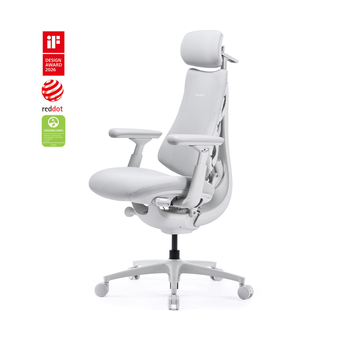 LiberNovo Omni Pro Glacier Elektrikli Bel Destekli Ayak Uzatmalı Çalışma ve Oyuncu Koltuğu